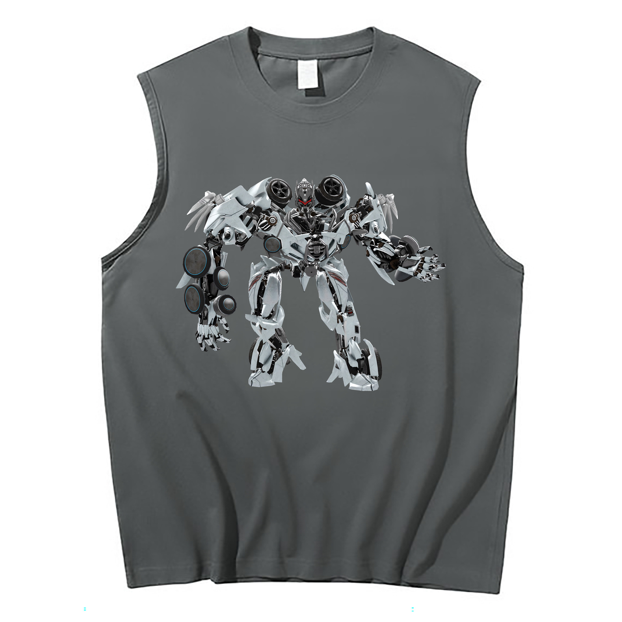 （画像用） Transformers トランスフォーマー コットン100％タンクトップ（フロントプリント）
